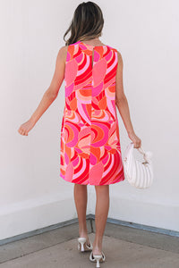 Bridget Abstract Floral Mini Dress