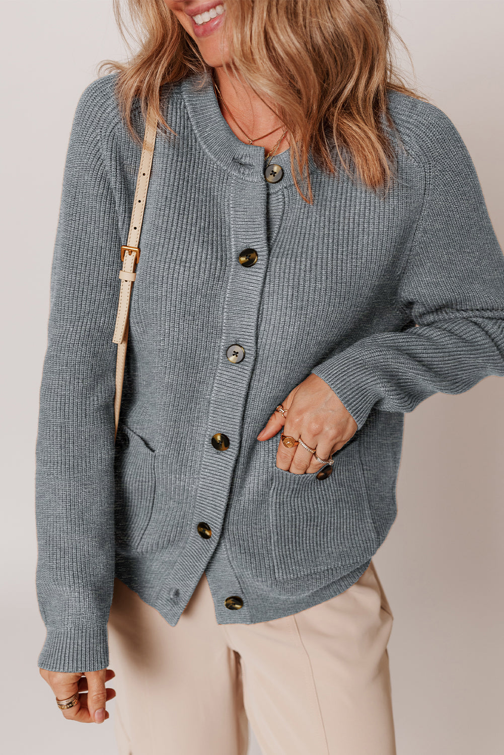 Samara Chunky Front Cardigan Sweater