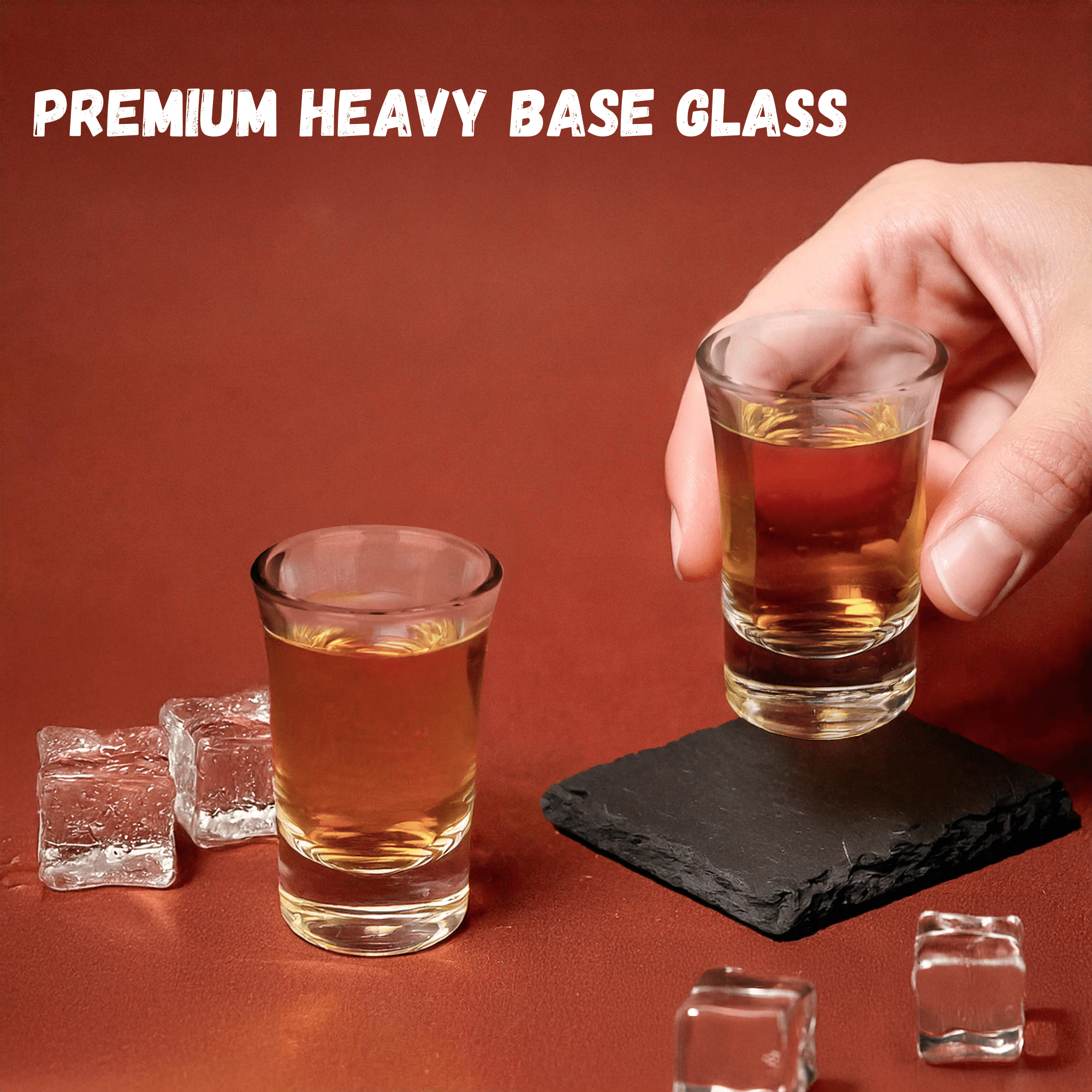 1.5 Oz Shot Glasses Set Of 8 With Heavy Base Shot Glass Set - Clear