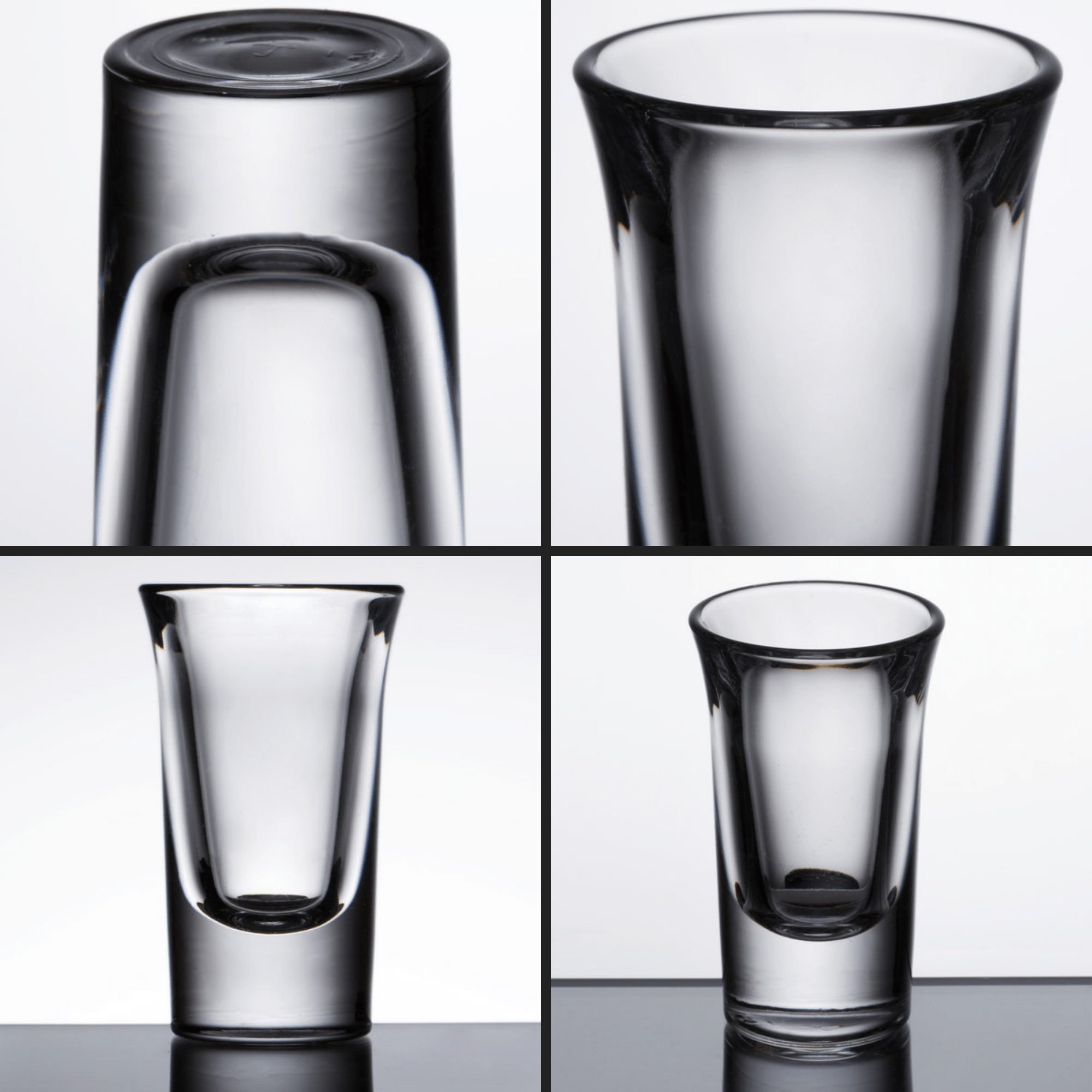 1.5 Oz Shot Glasses Set Of 8 With Heavy Base Shot Glass Set - Clear