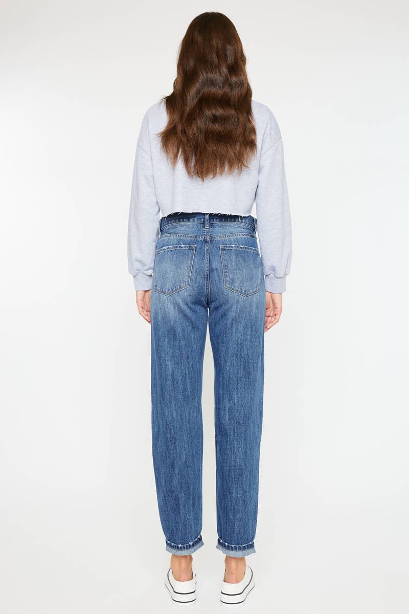 KanCan slouch fit drawstring denim
