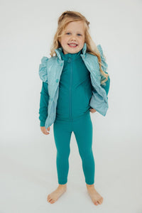 Turbo Teal Active Legging