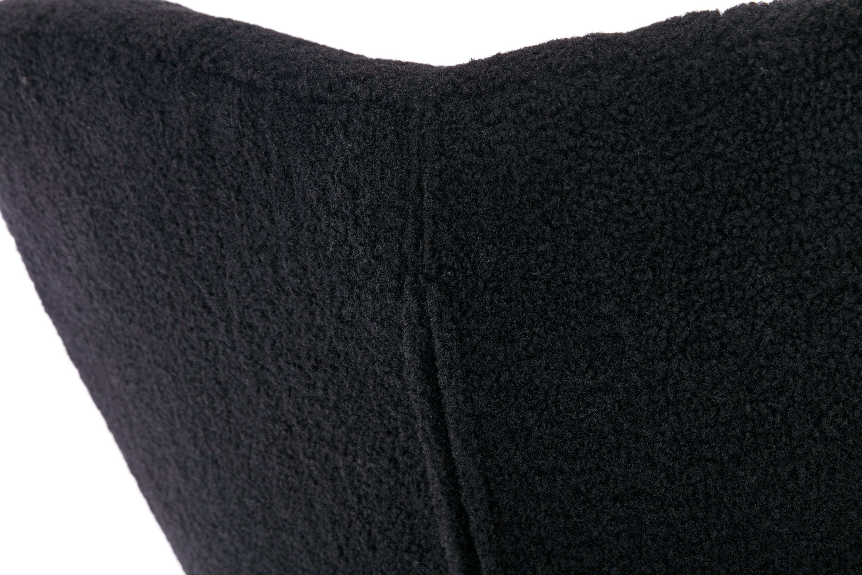 050-Teddy Fabric Rocking Gilder Nursery Chair For Living Room Indoor,Black