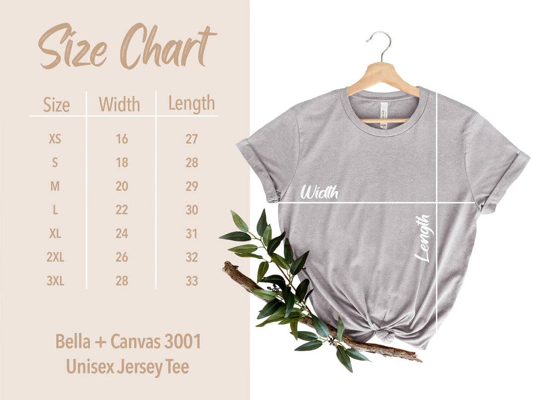 Let Them Graphic T (S - 3XL): Cream / L