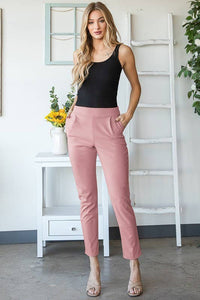 COMFY FIT PANTS - LT MAUVE