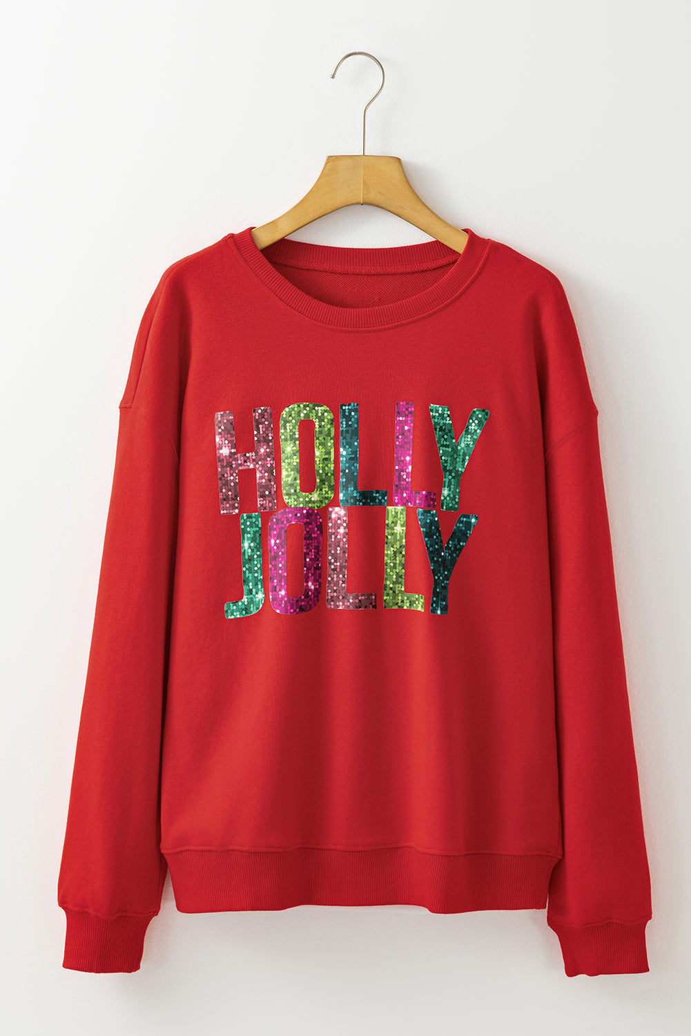 Junora Jolly Printing Christmas Pullover