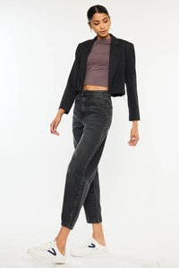 KanCan ultra high rise balloon jeans DARK GREY