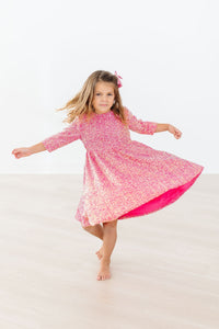 SALE Hot Pink Sequin Dress