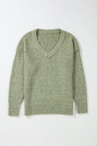 Juliette Loose Eyelet Shoulder Sweater