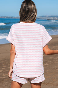 Milana Stripe Knitted Set