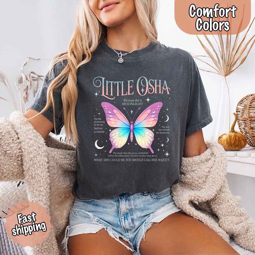 Butterfly Dreamscape Comfort Colors T-Shirt – Soft Aesthetic Tee for Women