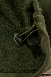 Kate Fleece Lined Half Zipper Kangaroo Pockets Loose Hoodie