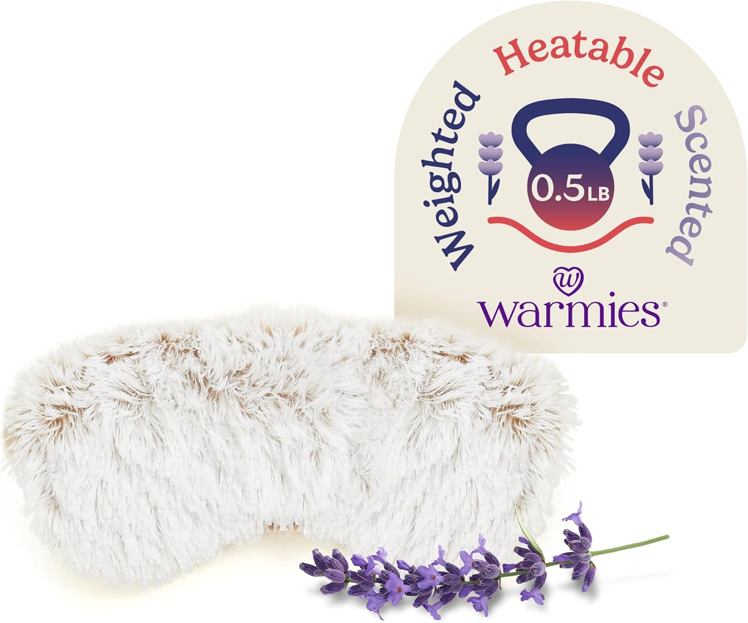 Warmies Eye Mask - Marshmallow Brown