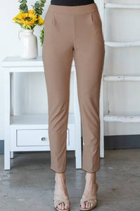 COMFY FIT PANTS: MOCHA