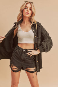 576BK Judie Jacket 5: Black / M / Outerwear