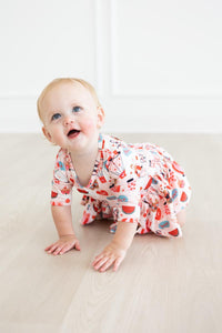 Puppy Love 3/4 Sleeve Twirl Bodysuit