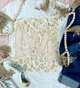Blush + Gold LOVE Tee