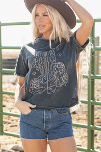Western Cowboy Boots Tee