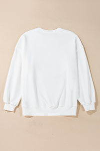 Blair Halloween Pumpkin Patched Pullover Sweatshirt