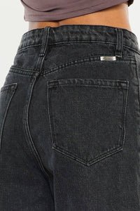 KanCan ultra high rise balloon jeans DARK GREY
