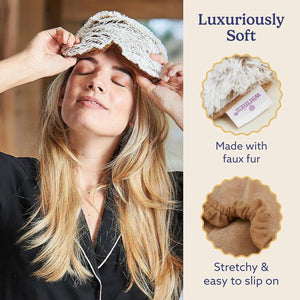 Warmies Eye Mask - Marshmallow Brown