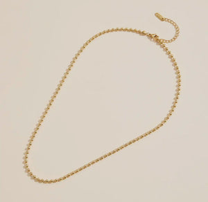 Gold Beaded Necklace