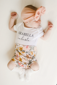 Vintage Floral Bummies