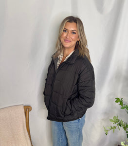 The Solid Puffer Padded Warm Jacket