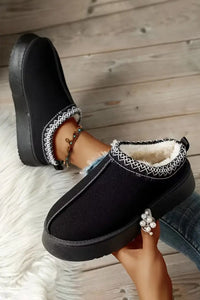 Jade Suede Plush Lined Snow Boots