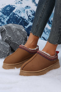 Jade Suede Plush Lined Snow Boots