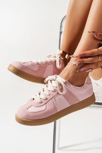 Raina Two Tone Lace-up Sneakers