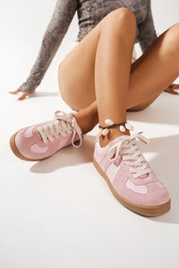 Raina Two Tone Lace-up Sneakers
