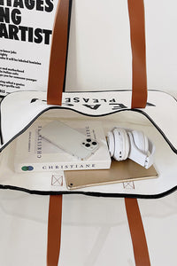 Ryan Beach Please Canvas Tote