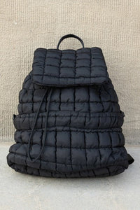 Natalie Quilted Puffer Backpack