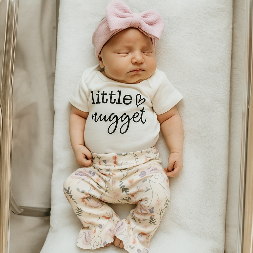 Chicken Baby Bell Bottom Outfit