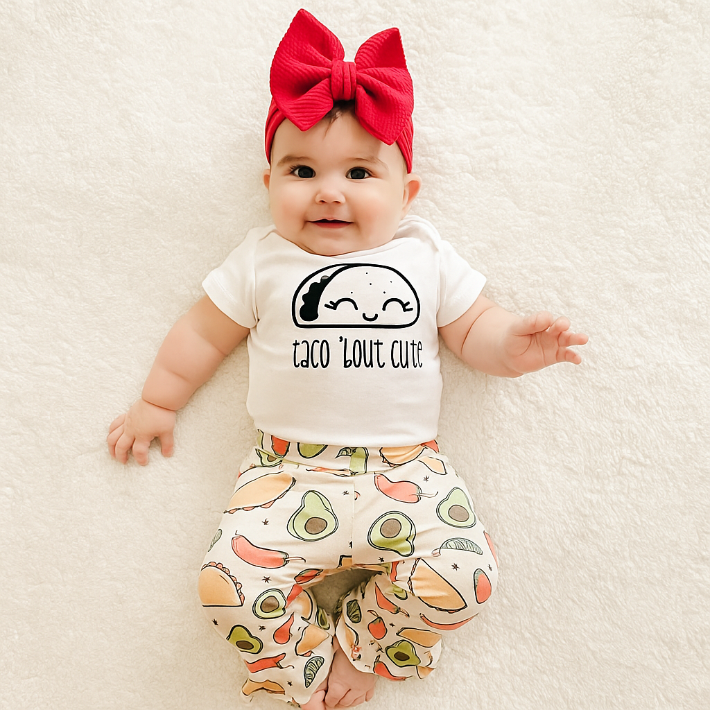 Taco Baby Bell Bottom Outfit
