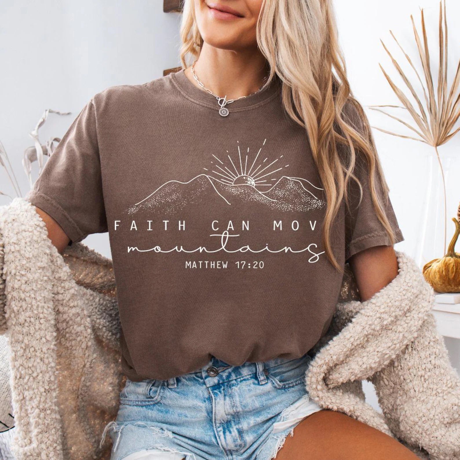Faith Can Move Mountains Graphic Tee