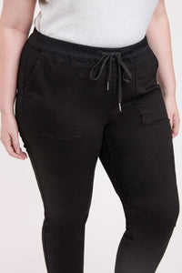 Women's Plus High Rise Pull On Straight Leg Jogger