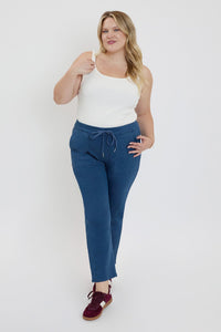 Women's Plus High Rise Pull On Straight Leg Jogger