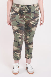 Women's Plus High Rise Pull On Straight Leg Jogger