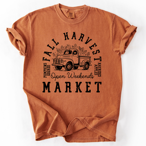 Fall Harvest Market, Pumpkins, Autumn, Comfort Colors T-Shirt