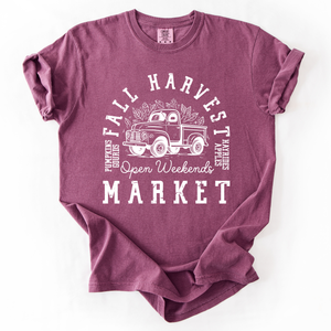 Fall Harvest Market, Pumpkins, Autumn, Comfort Colors T-Shirt
