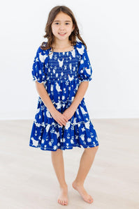 SALE Feathered Friends Smocked Ruffle Dress