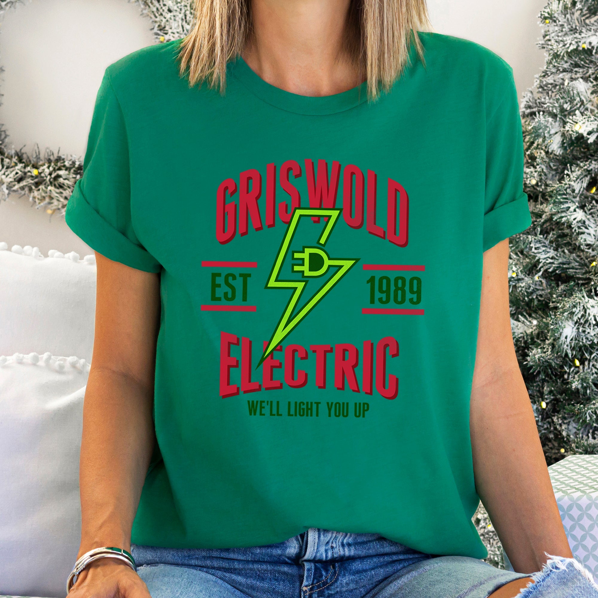 Griswold Electric Company, Classic Movie, Funny, Christmas Lights Super Soft Tees