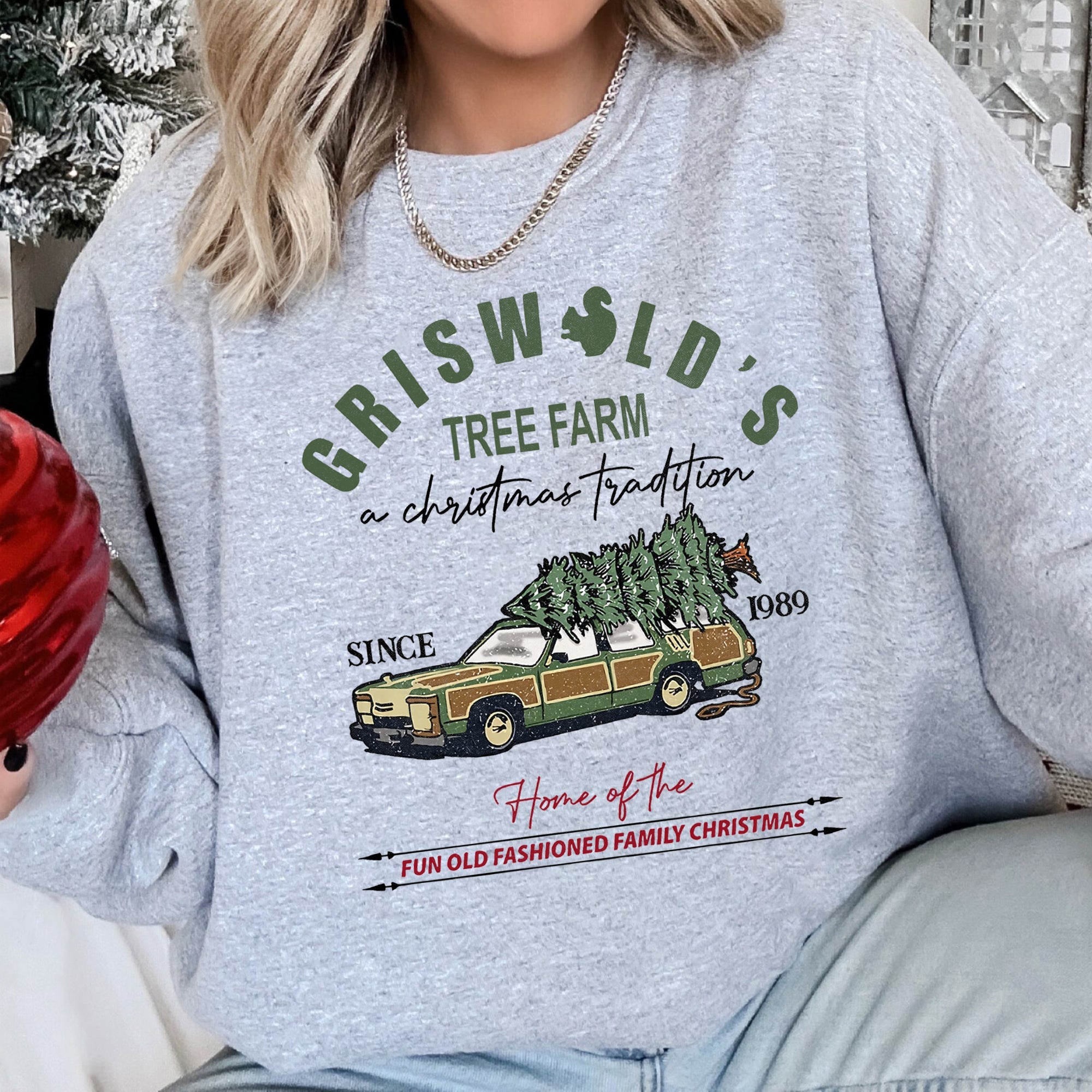 Griswold's Tree Farm Squirrel Christmas Sweatshirt