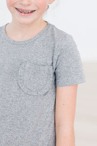 SALE Heather Gray T-Shirt Dress