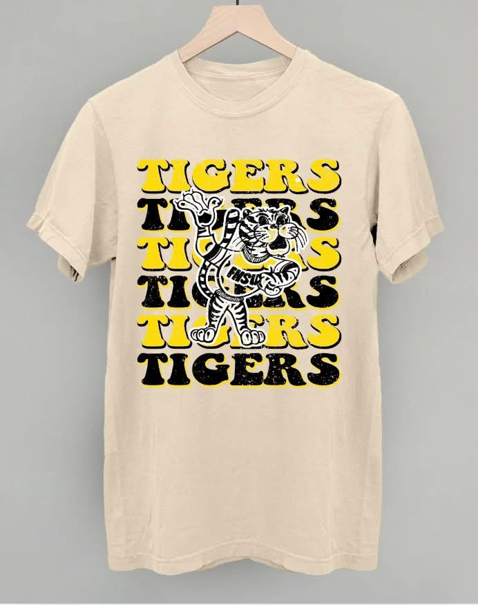 Tigers comfort colors tee - FHSU