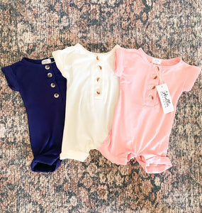 Baby Romper - Knit Romper - Infant Romper - Baby Clothes for Girls and Boys