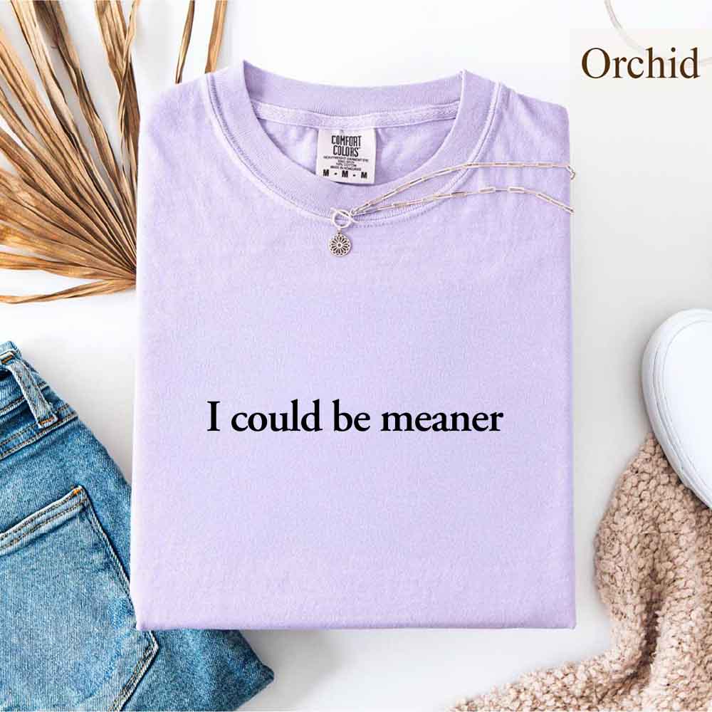 Comfort Colors I Could Be Meaner Shirt