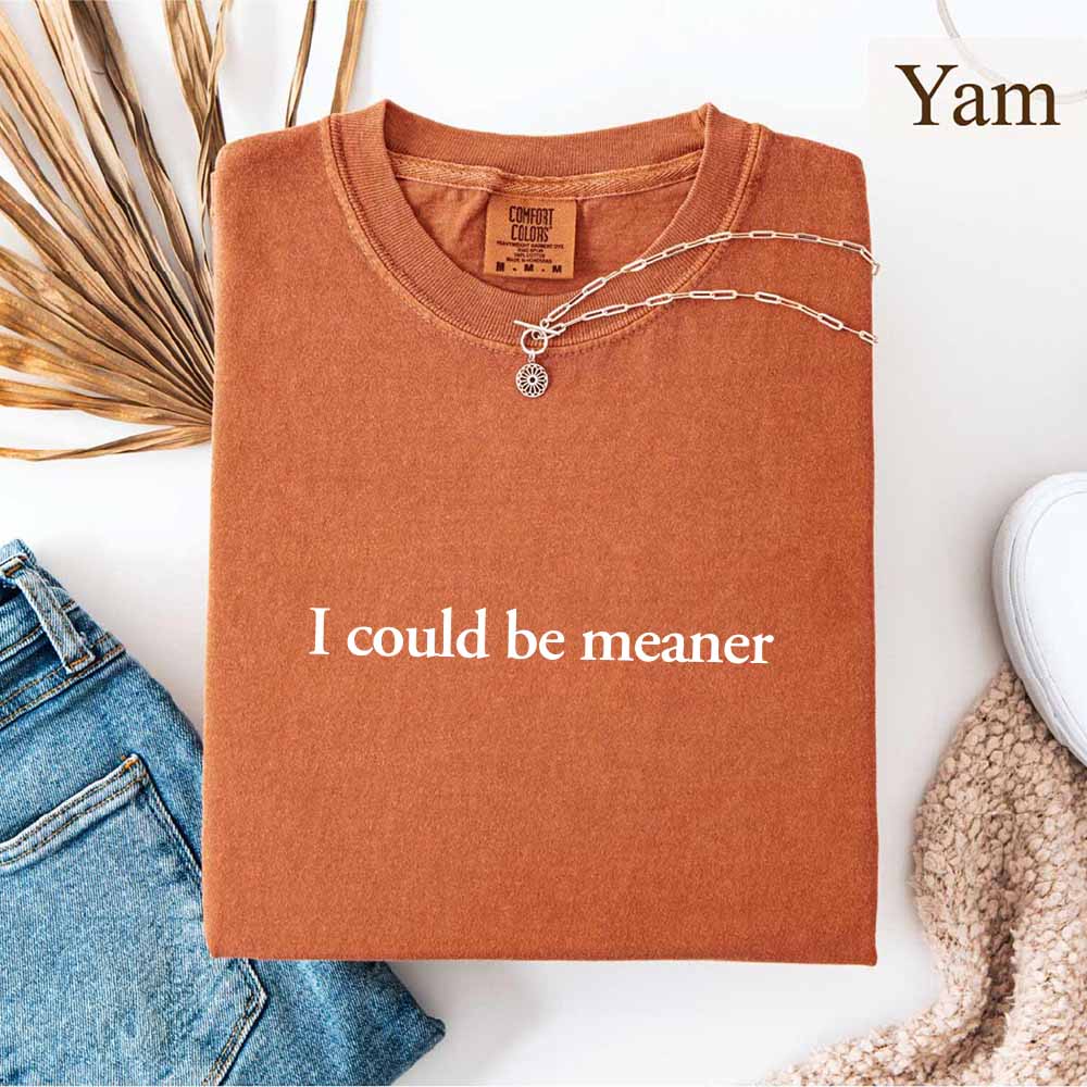 Comfort Colors I Could Be Meaner Shirt